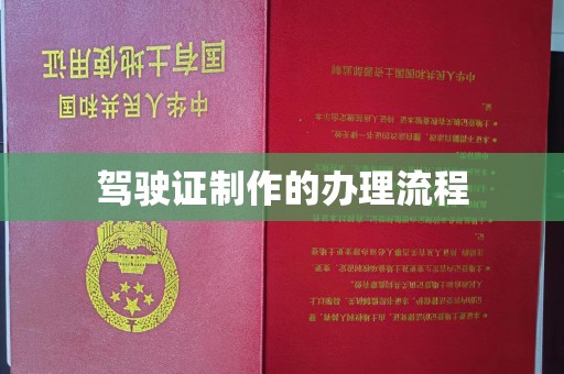 高陵驾驶证制作的办理流程